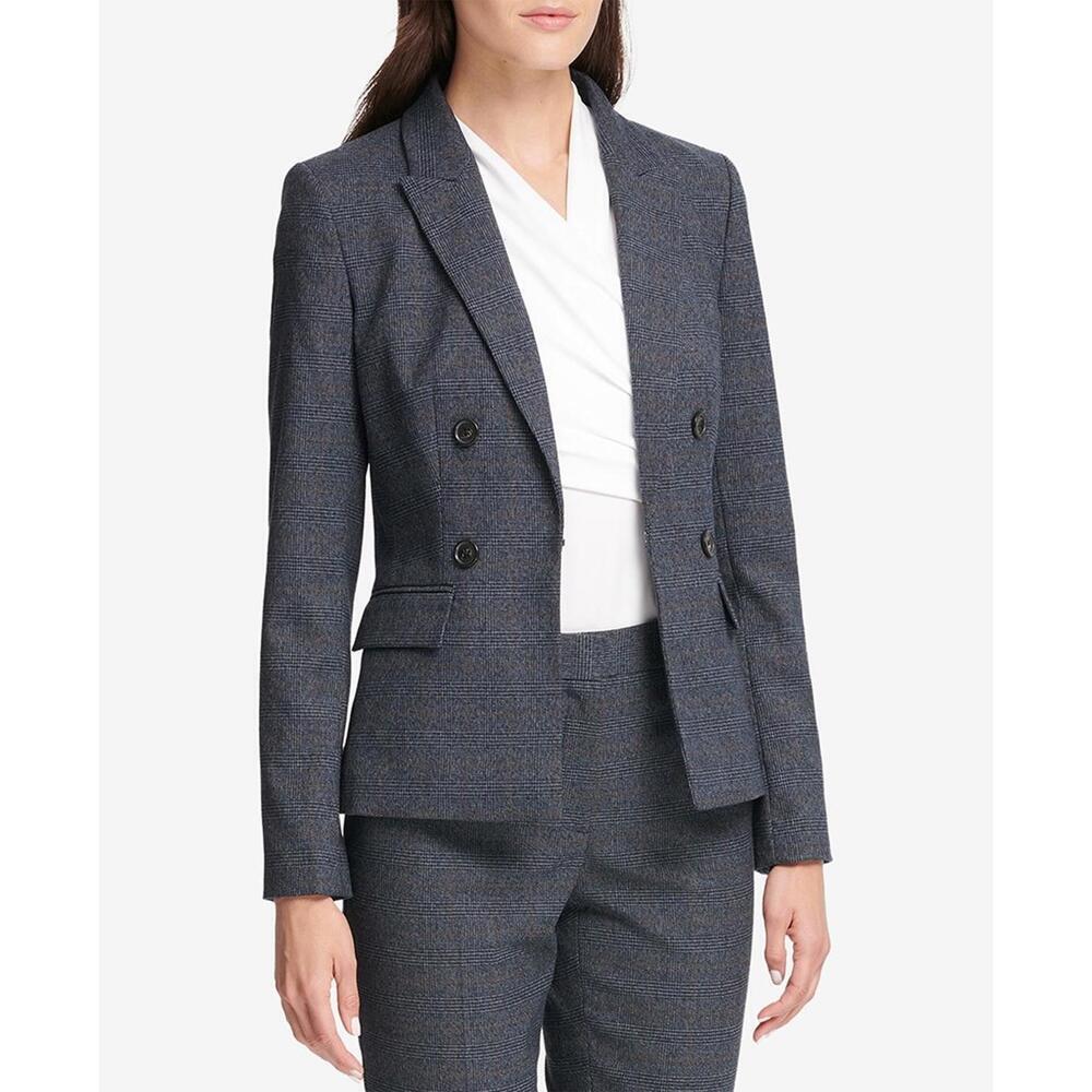 DKNY Womens Double Breasted Blazer Size 6